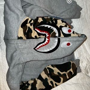 Bape zip up jacket